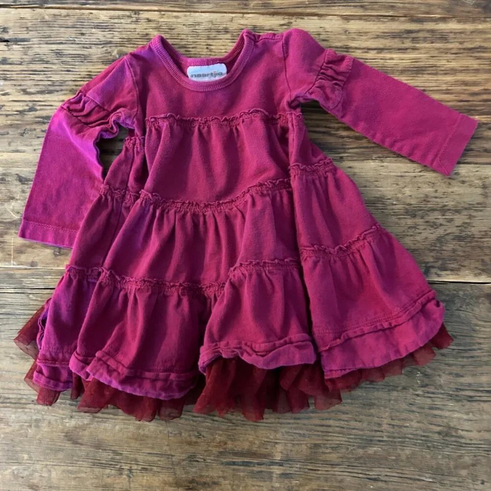 Baby Girl Designer Brands 7 Piece Clothing Bundle size 6-12 Mos.